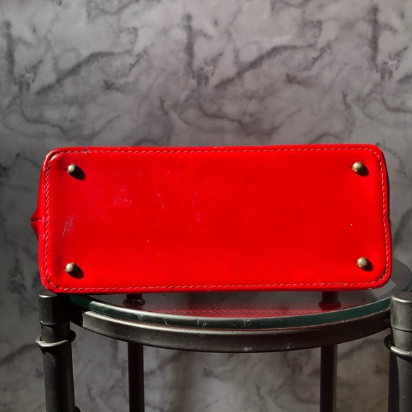 Vintage Cherry Red Handbag - Picture 3 of 6